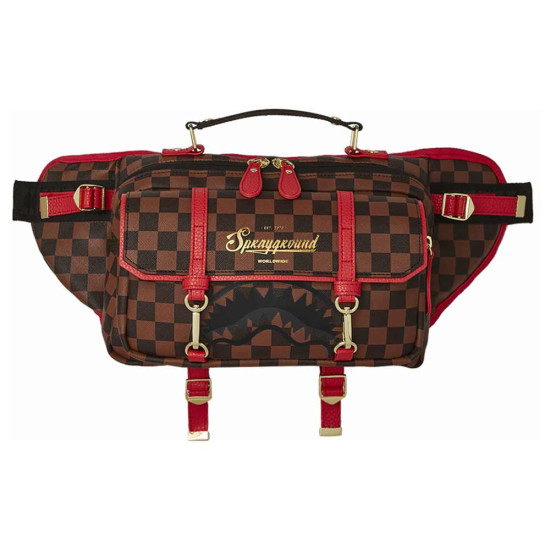 Sprayground Τσαντάκι μέσης Takeover The Throne Crossbody Cargo